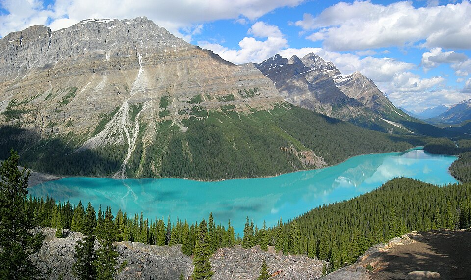 Icefields Parkway เส้นทางขับรถผ่าน Peyto Lake แบนฟ์ถึงแจสเปอร์