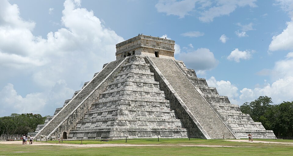 Chichen Itza พีระมิด Kukulcan มหัศจรรย์โลกใกล้กังกุน