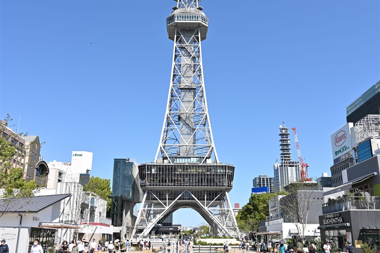 MIRAI Tower หอโทรทัศน์เก่าแก่ที่สุดในญี่ปุ่น Hisaya-odori Park นาโกย่า