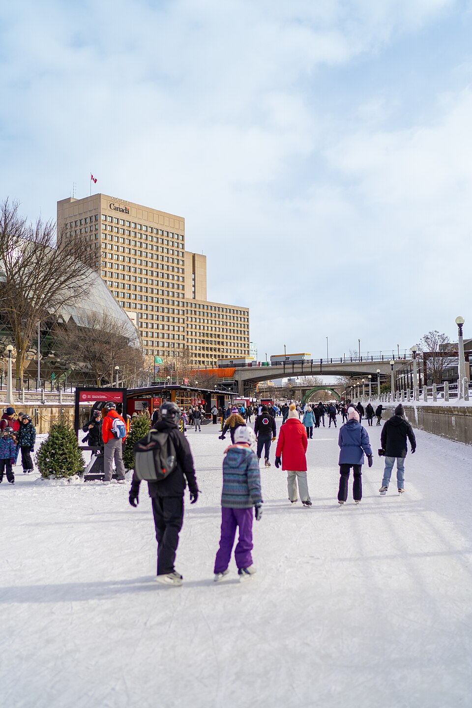 Rideau Canal Skateway ลานสเก็ตธรรมชาติ ออตตาวา