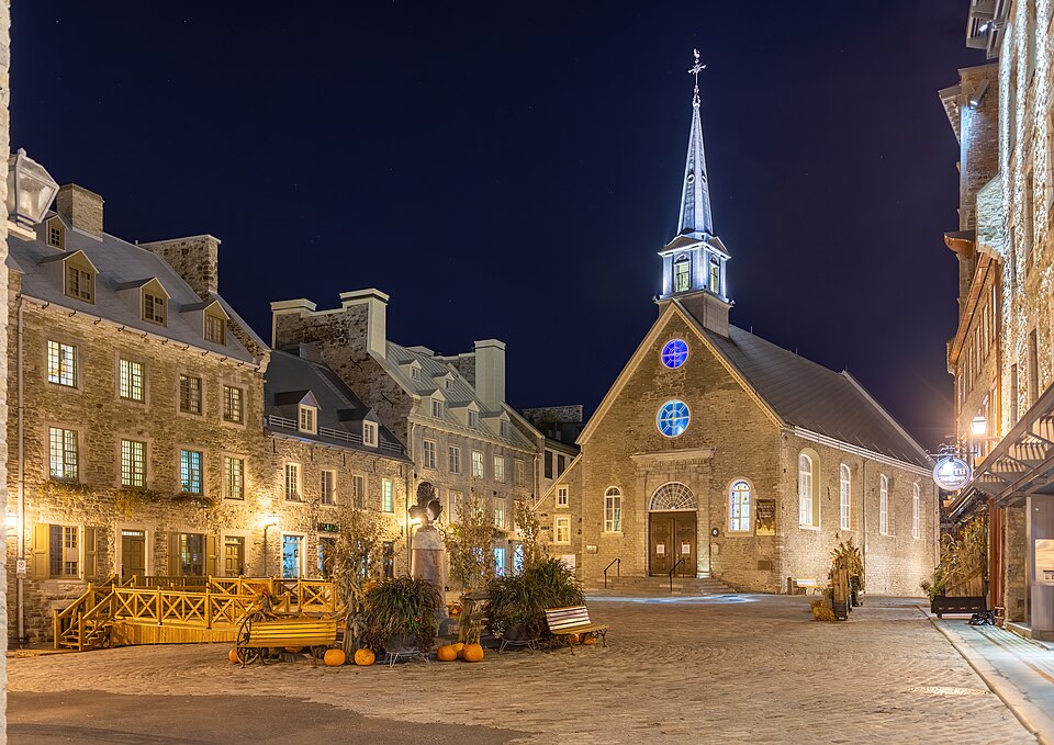 Place Royale จัตุรัสเก่าแก่ในเมืองควิเบก