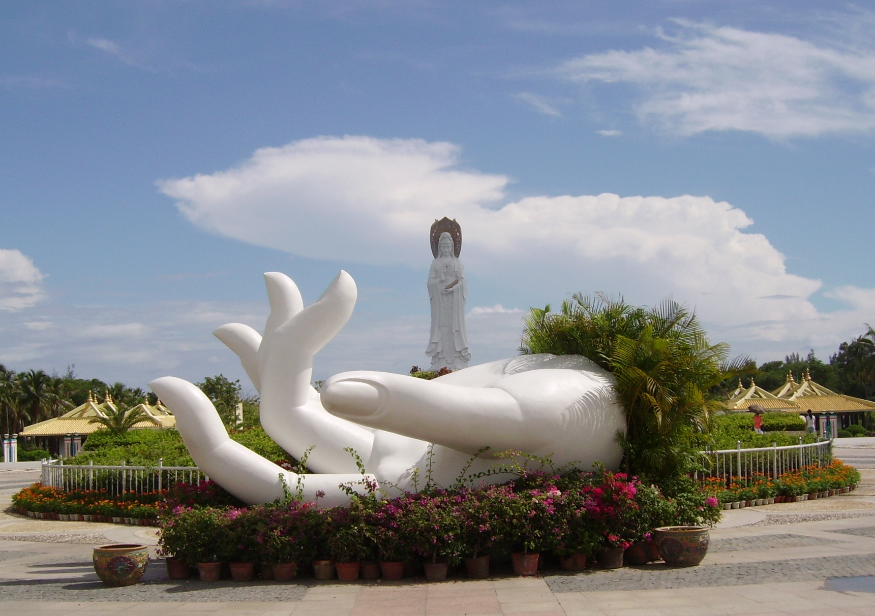 วัดหนานซานริมทะเลในซานย่า — เที่ยวซานย่า จีน