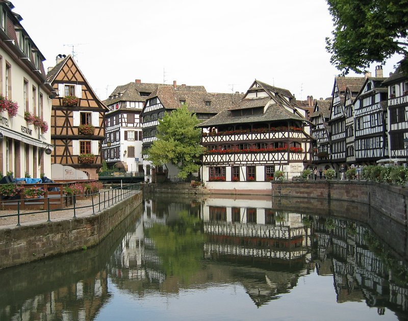 บ้านโครงไม้ย่าน Petite France เมืองสตราสบูร์ก