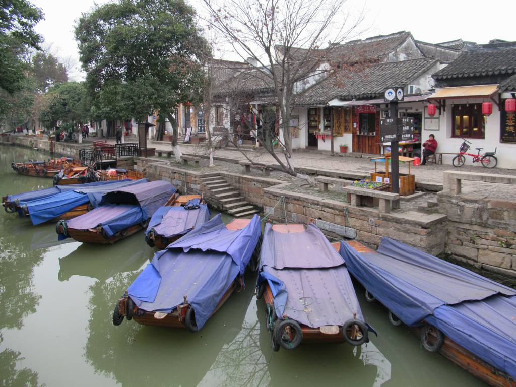เมืองน้ำคลองเก่าและเรือพายในซูโจว — เที่ยวซูโจว จีน