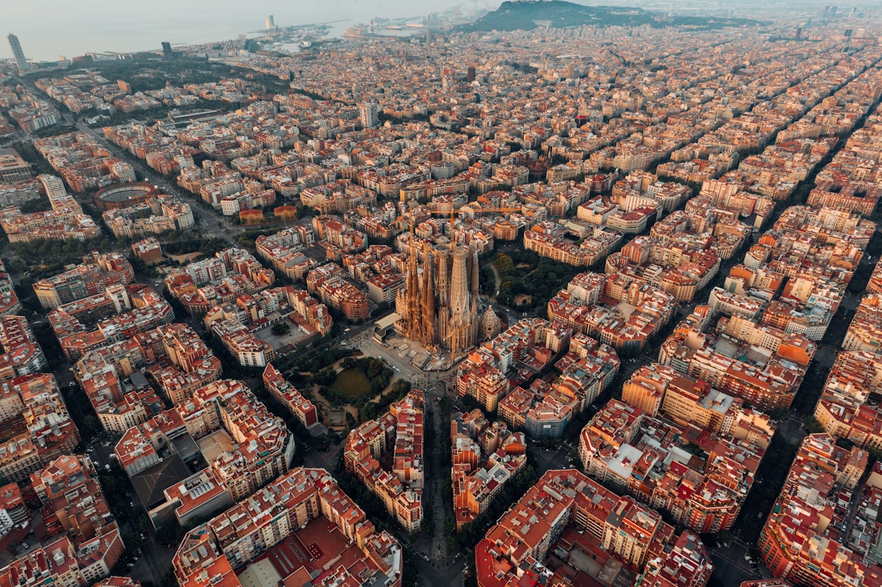 Sagrada Família cathedral in Barcelona, Spain