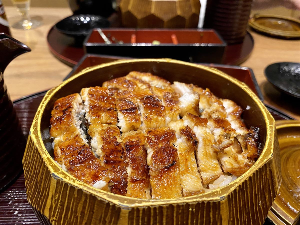 Hitsumabushi eel rice near Atsuta