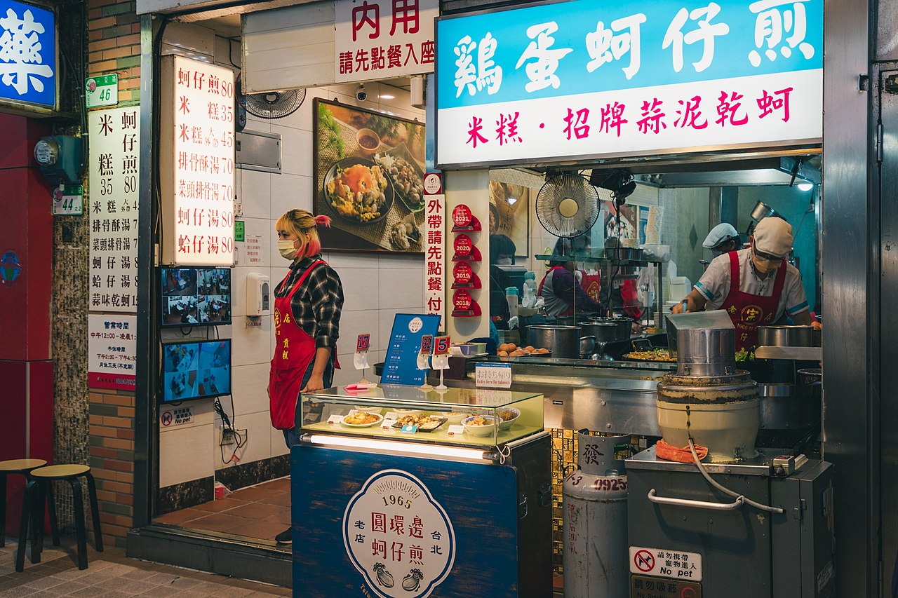 Taipei night markets — food travel Taiwan