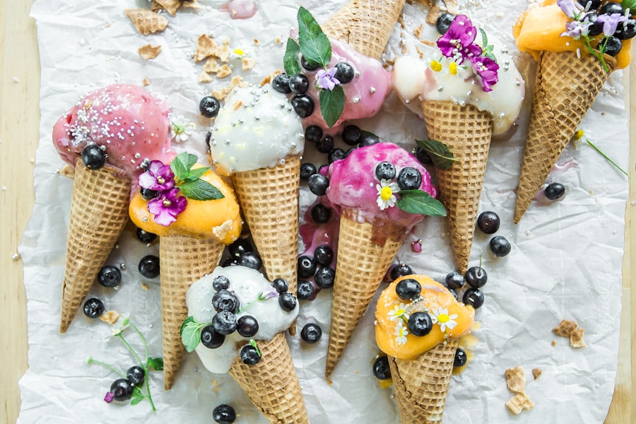 Peanut Ice-Cream Roll
