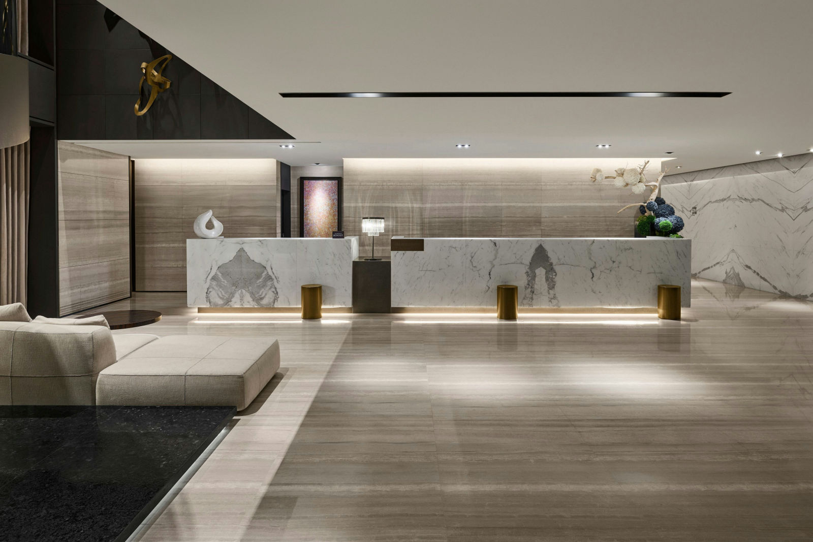 A boutique-styled guest room at Madison Taipei Hotel
