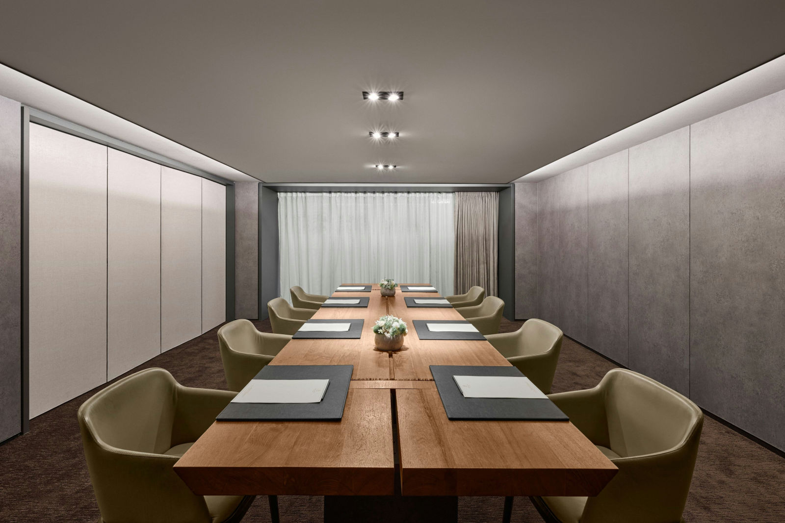 The hotel lobby and shared spaces