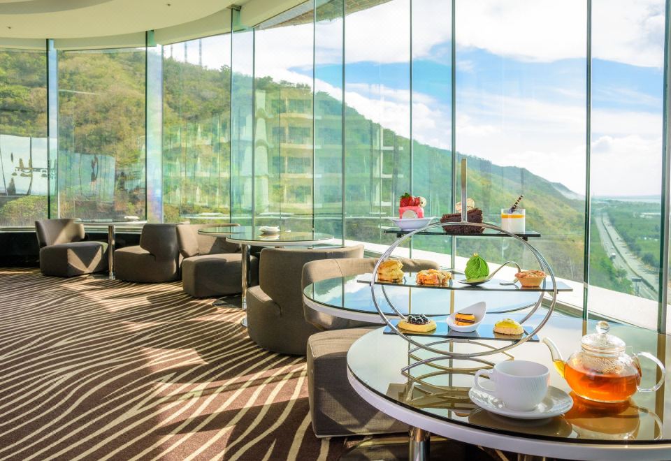 Design hotel room at H Resort Kenting with ocean-facing window