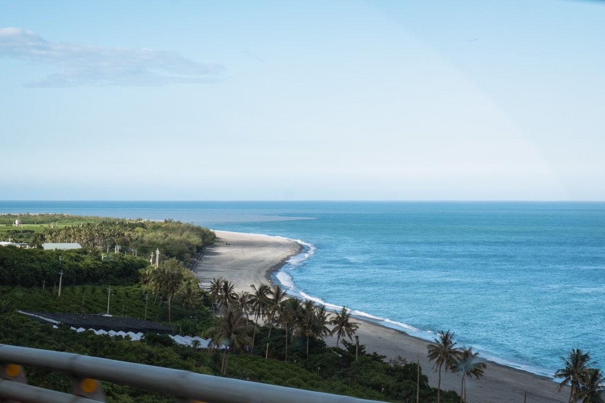 Pingtung coastline and surrounding landscape near the resort