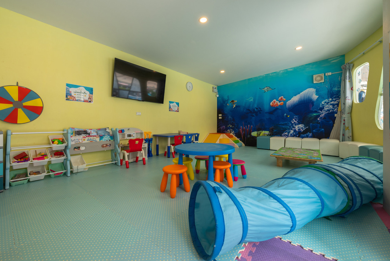 Kids Club ห้องเล่นในร่มสำหรับเด็ก ตกแต่งธีมใต้ทะเล