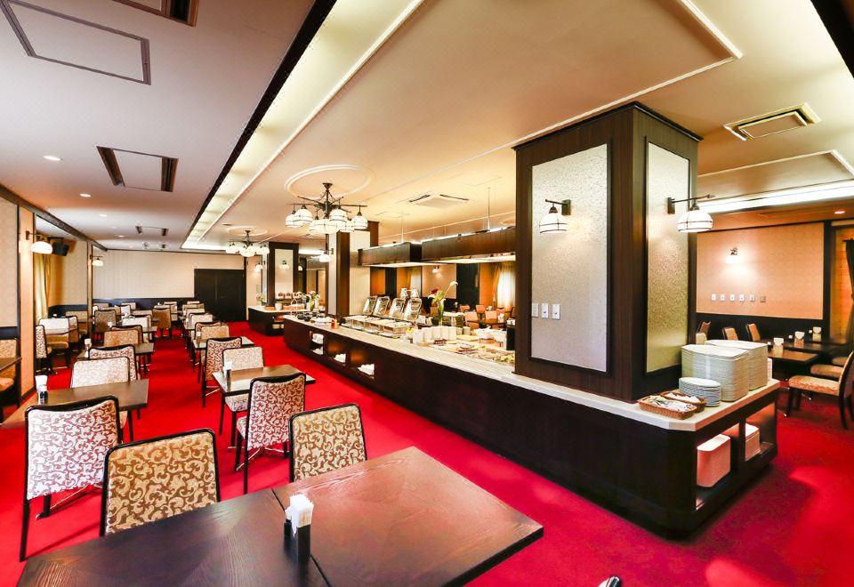 Buffet Dining Swan breakfast restaurant at Hakuchoro Hotel Kanazawa