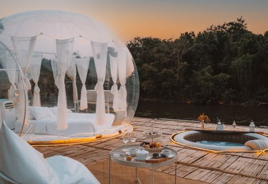 The Three Bubble Houses