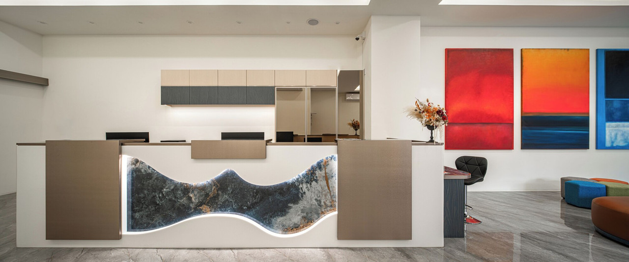 Coffee and breakfast area with outdoor terrace