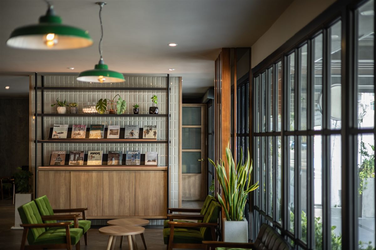 ล็อบบี้และพื้นที่นั่งเล่น Kindness Hotel เกาสง