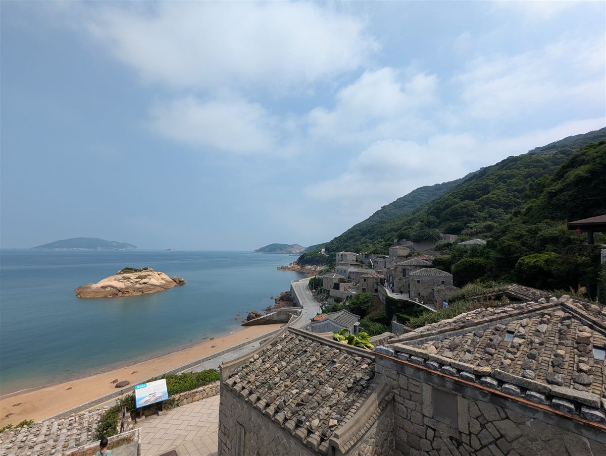 วิวทะเลจีนตะวันออกจาก Siwei Village หมู่เกาะมาจู่