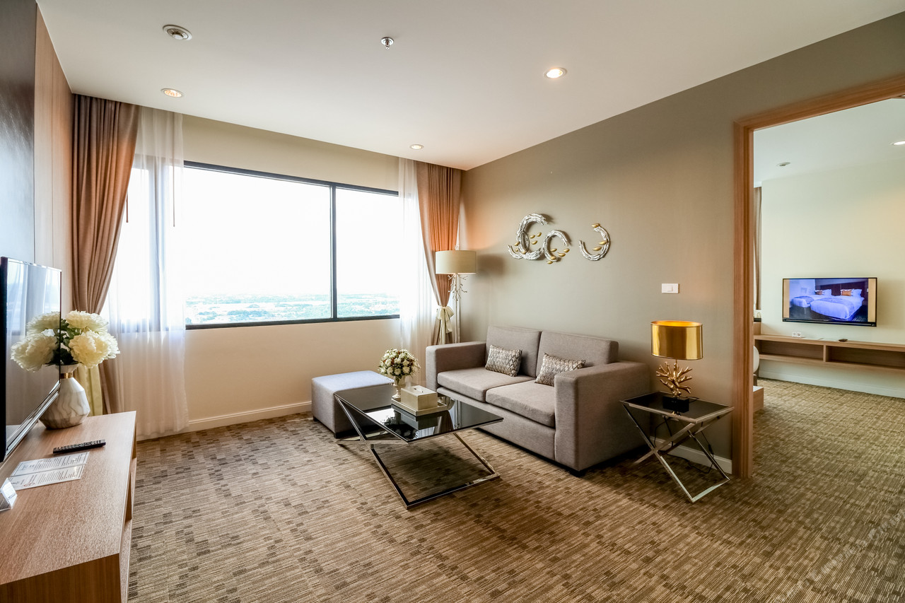 ห้องนั่งเล่นของห้อง Executive Suite