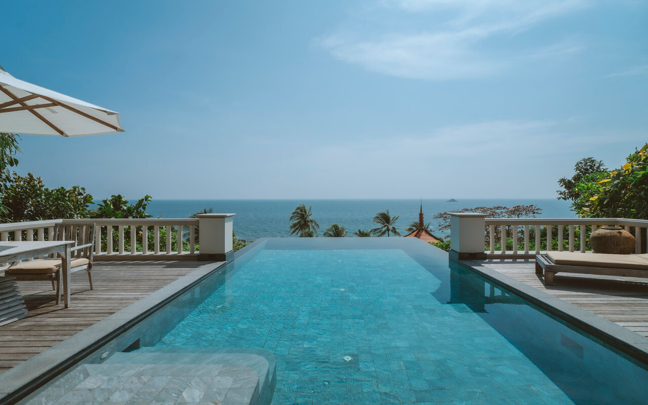 วิลล่าพร้อมสระว่ายน้ำส่วนตัววิวทะเลอันดามันที่ Trisara Phuket