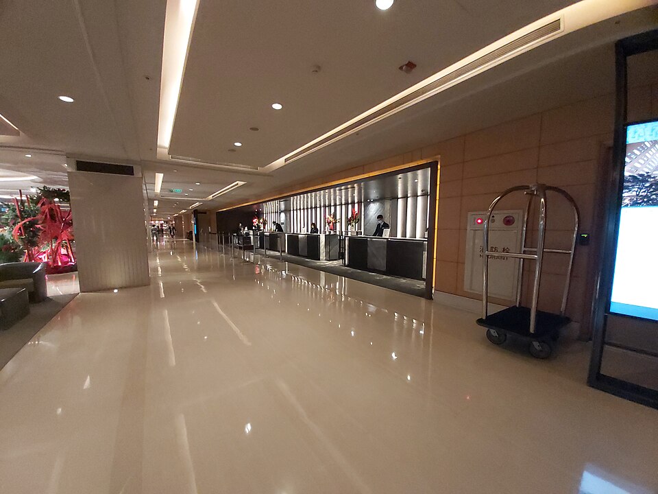 Lobby of the Sheraton Grand Taipei Hotel