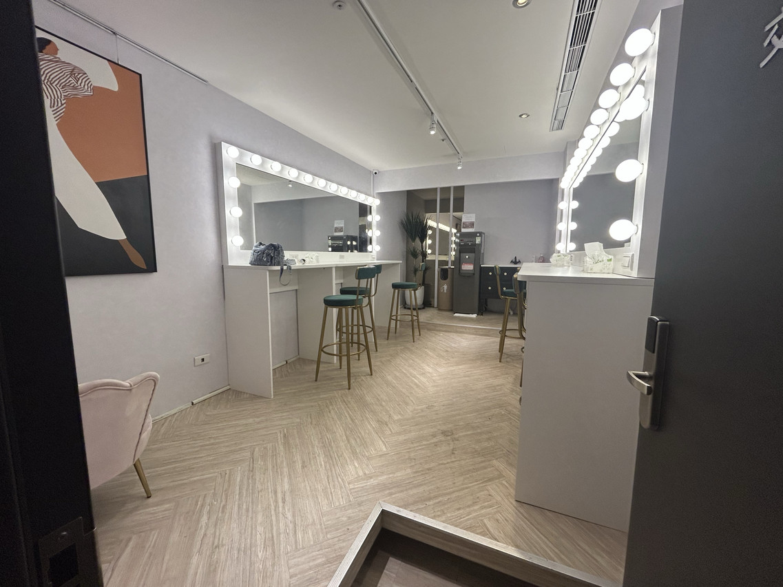 A newly renovated guest room