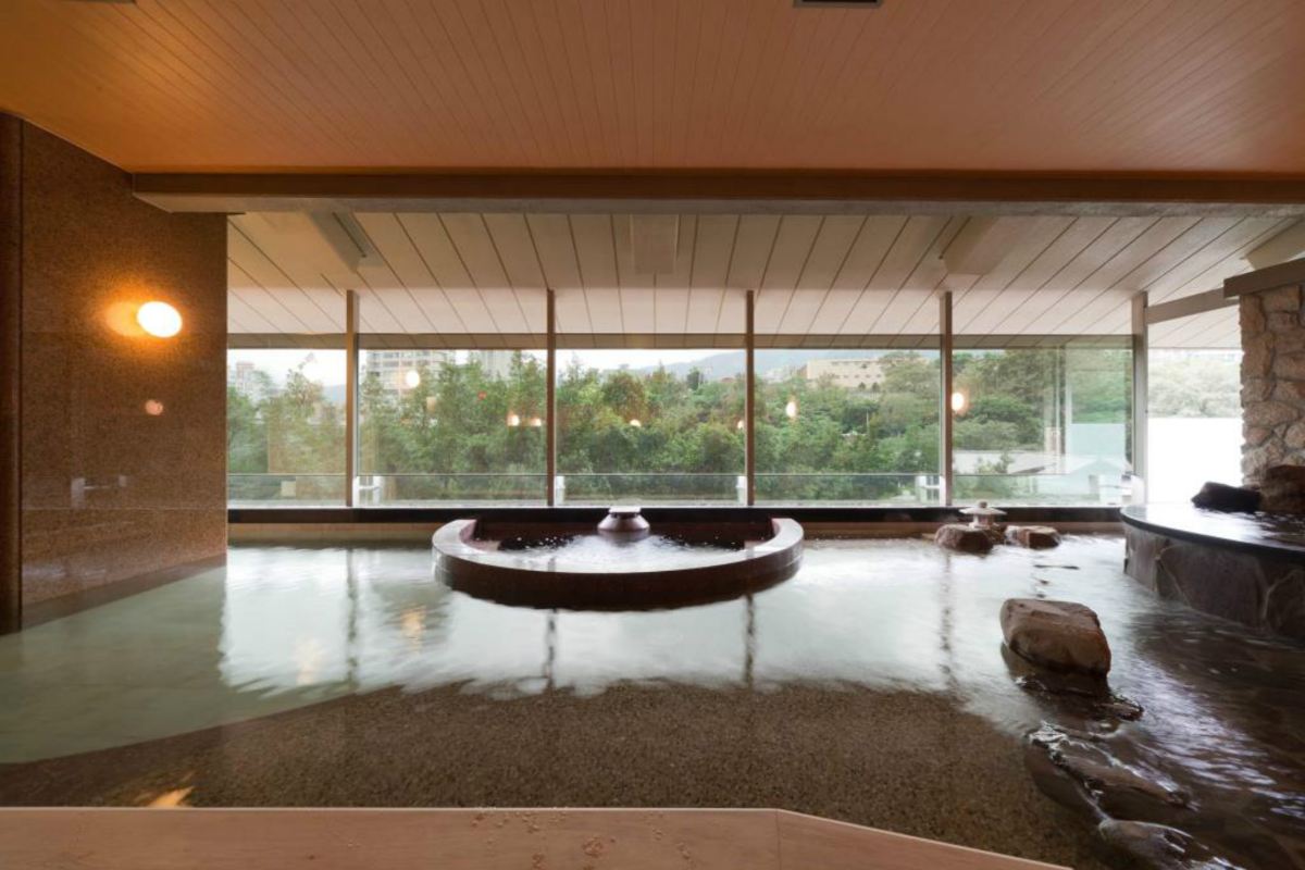 The onsen hot springs at Radium Kagaya Beitou