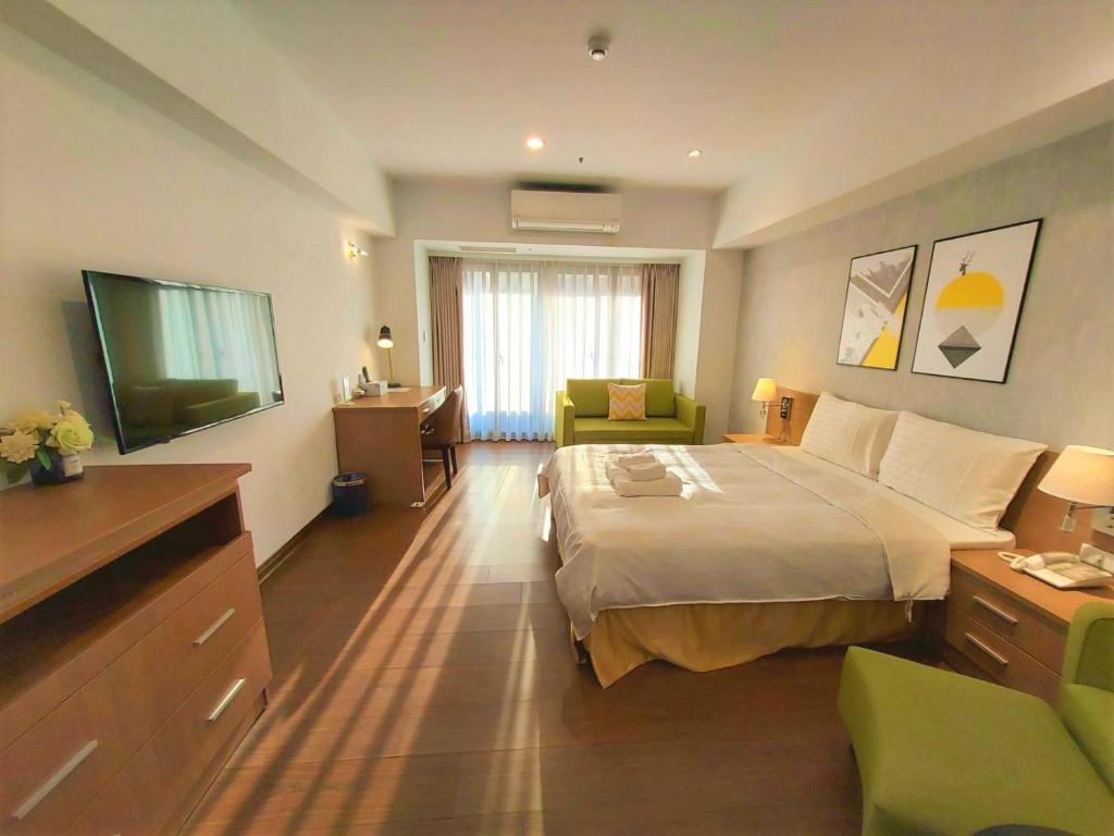 ห้องพักภายใน Sky19 Hotel ไทเป