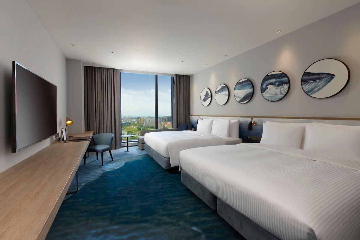 Interior of COZZI Blu hotel